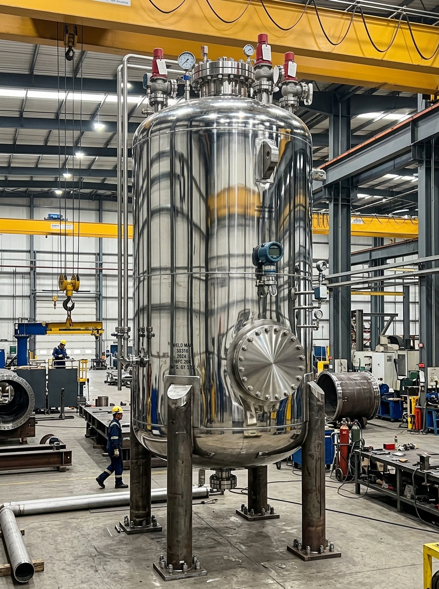 Industrial Pressure Vessel Manufacturer Vatva GIDC Ahmedabad - JMEF